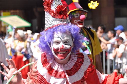 Clown in last year's pageant