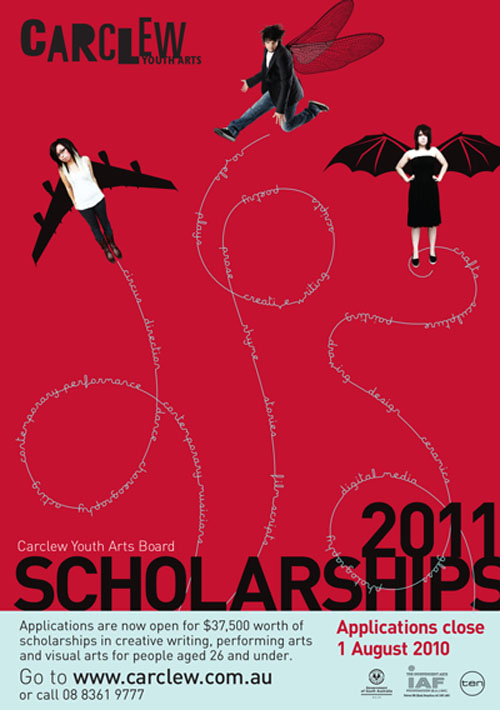 Carclew Youth Arts Scholarships Flyer