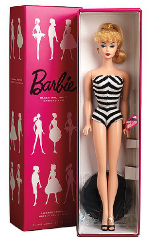 what did the first barbie look like