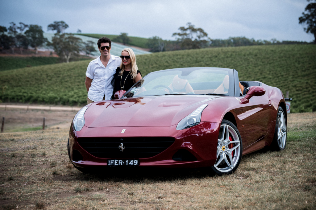 Ferrari California T at Longview Vineyard, Adelaide Hills