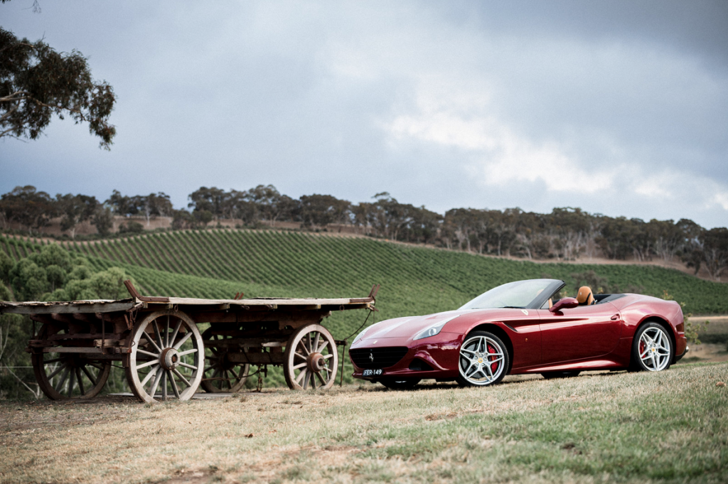 Ferrari California T at Longview Vineyard, Adelaide Hills