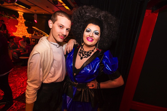 MARYS POPPIN VIP LAUNCH (L-R) - Kane Jansen and Luci Furr -PIC CREDIT ERIC W BRUMFIELD