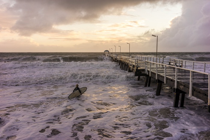 King Tide at Henley Beach Jetty.