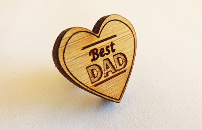 Best Dad Tie Pin Onehappyleaf.etsy.com $20