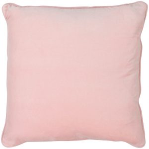 Lynette Velvet Cushion 50cm Soft Pink