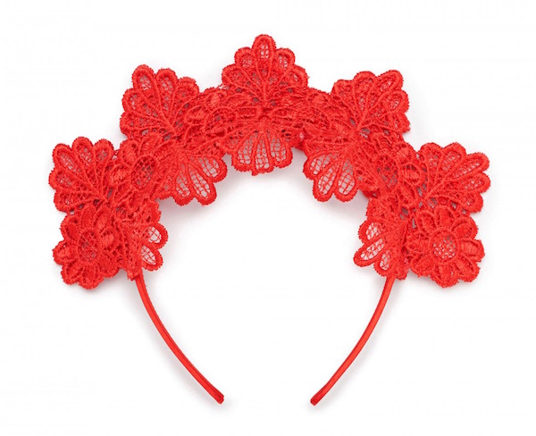 Forever New Nadia Crochet Crown Fascinator $34.99