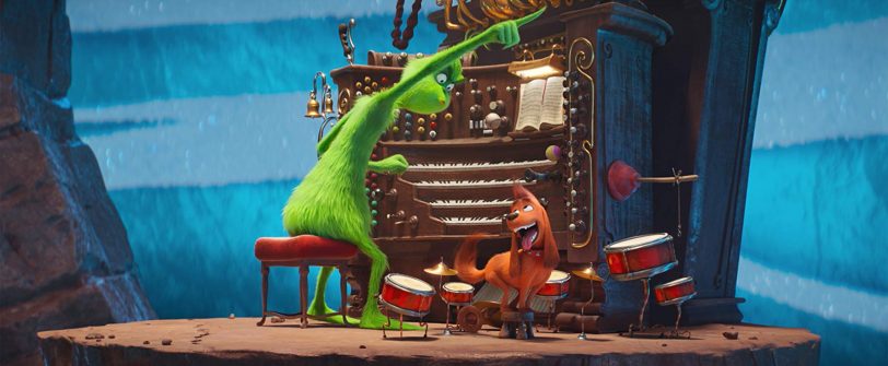Animated still from The Grinch