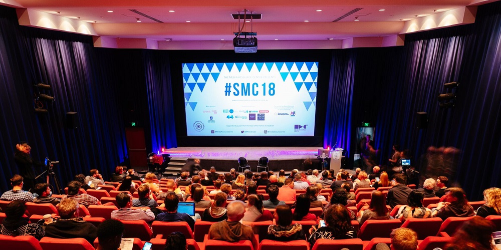 Photo of attendees at Screen Makers Conference 2018