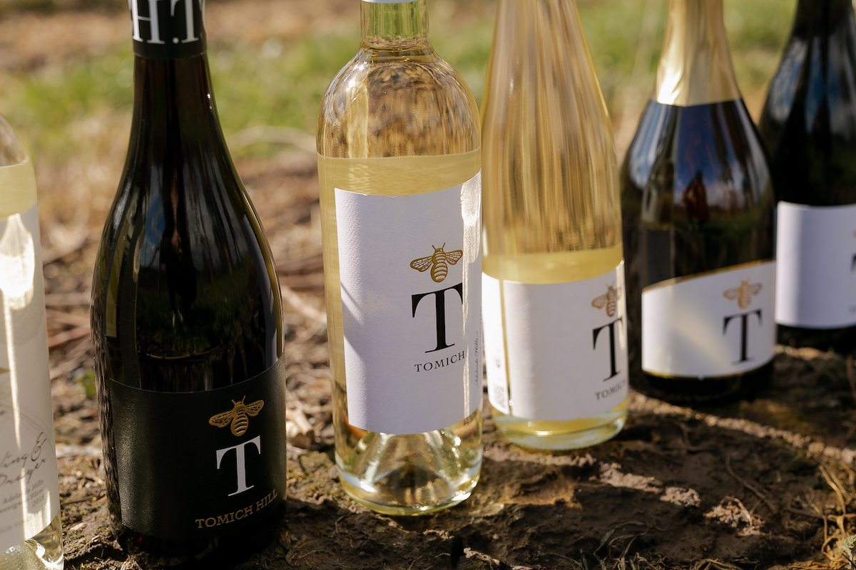 tomich hill wine bottles