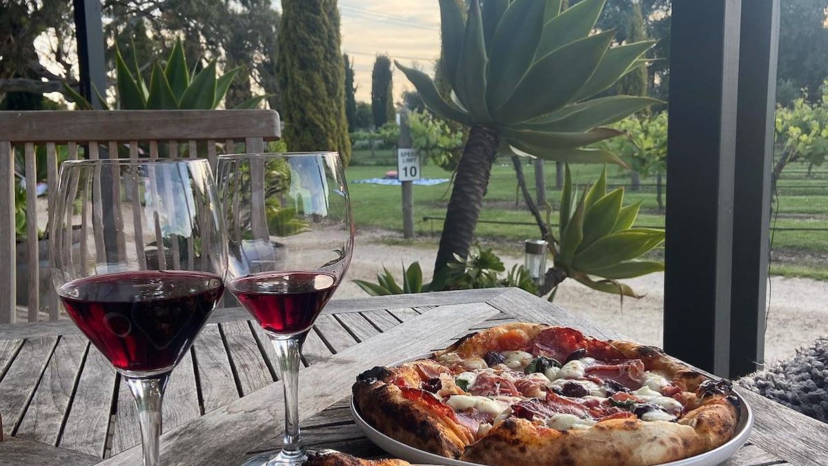 No. 58 Cellar Door has pizza art wine and an incredible story