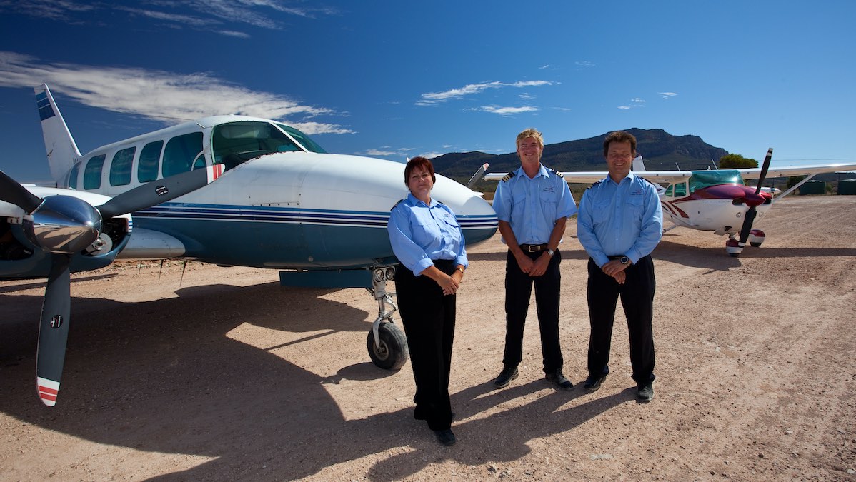 Outback SA's longest standing female chief pilot took on aviation's 