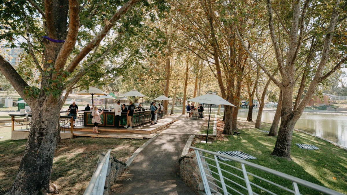 Adelaide’s viral Champagne Island returns with bougie floating booths, an elevated drinks list and more Adelaide’s viral Champagne Island returns with bougie floating booths, an elevated drinks list and more