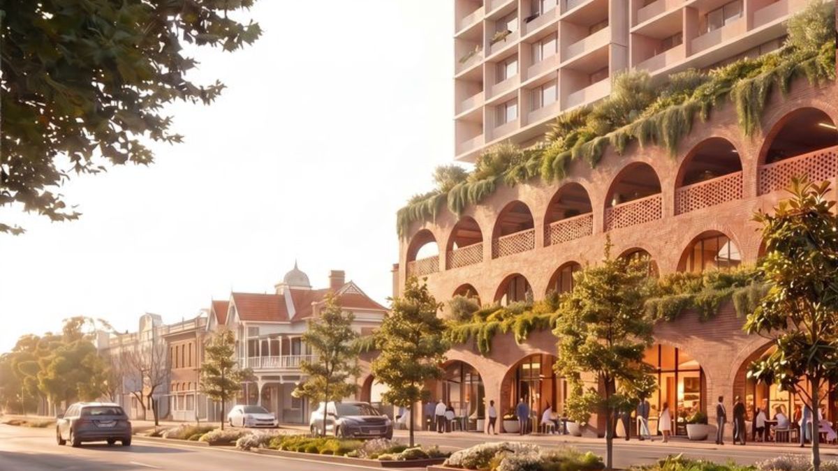A two tower, 30 level, residential high rise is planned for Grenfell Street’s former Holden dealership A two tower, 30 level, residential high rise is planned for Grenfell Street’s former Holden dealership