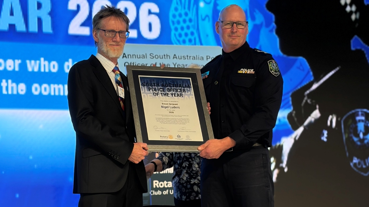 Officer described as a ‘community cornerstone’ crowned SA’s 2026 Police Officer of the Year Officer described as a ‘community cornerstone’ crowned SA’s 2026 Police Officer of the Year